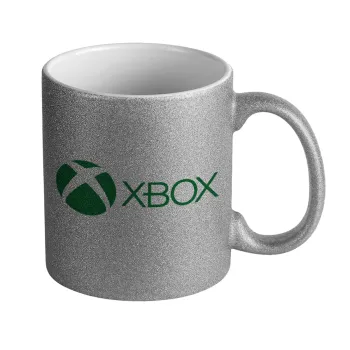 xbox, Κούπα Ασημένια Glitter που γυαλίζει, κεραμική, 330ml