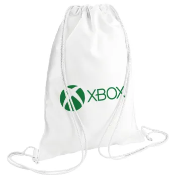 xbox, Backpack pouch GYMBAG white (28x40cm)