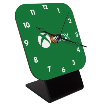 xbox, Επιτραπέζιο ρολόι ξύλινο με δείκτες (10cm)