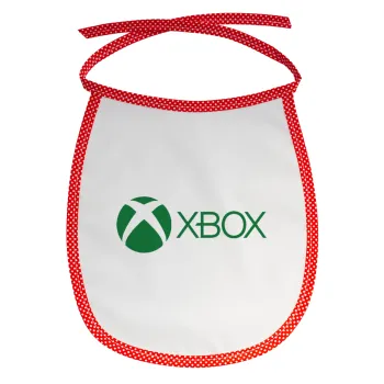 xbox, Σαλιάρα μωρού αλέκιαστη με κορδόνι Κόκκινη