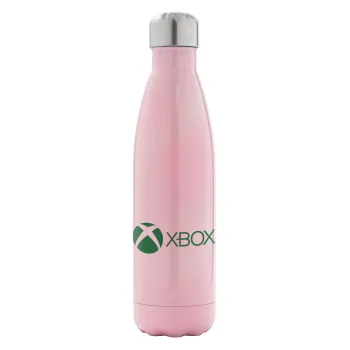 xbox, Metal mug thermos Pink Iridiscent (Stainless steel), double wall, 500ml
