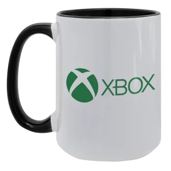 xbox, Κούπα Mega 15oz, κεραμική Μαύρη, 450ml