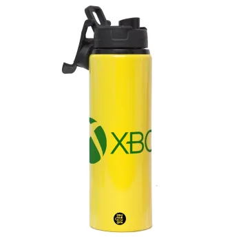 xbox, Metallic water bottle with safety lid, 850ml aluminum
