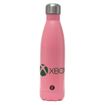 xbox, Metal mug thermos Pink Mat (Stainless steel), double wall, 500ml
