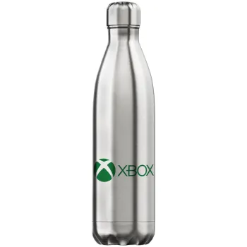 xbox, Μεταλλικό παγούρι θερμός Inox (Stainless steel), διπλού τοιχώματος, 750ml