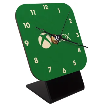 xbox, Quartz Table clock in natural wood (10cm)