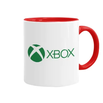 xbox, Mug colored red, ceramic, 330ml