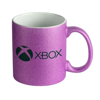 xbox, Κούπα Μωβ Glitter που γυαλίζει, κεραμική, 330ml