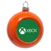 Στολίδι Χριστουγεννιάτικη μπάλα δένδρου Πορτοκαλί 8cm
