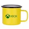 Metallic enamel MATT Yellow cup 360ml