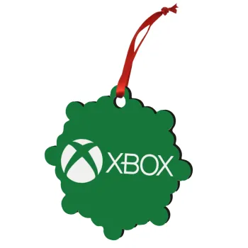 xbox, Christmas ornament snowflake wooden 7.5cm