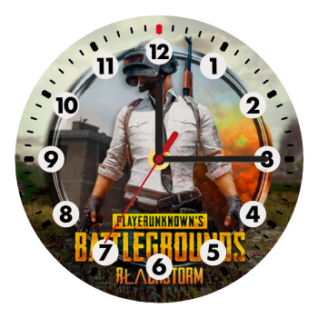 PUBG battleground royale, Ρολόι τοίχου ξύλινο (20cm)