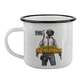 PUBG battleground royale, Κούπα εμαγιέ με μαύρο χείλος 360ml