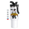 Mega Stainless steel Tumbler with lid, double wall 1,2L