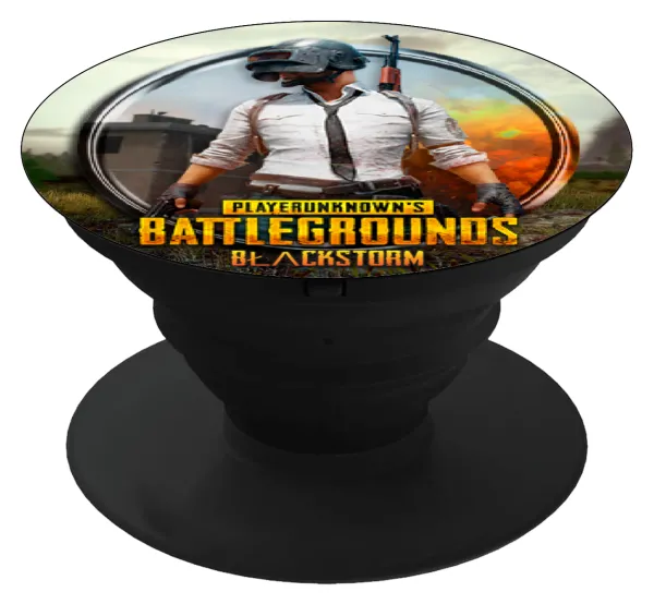 PUBG battleground royale — Phone Holders Stand  Black Hand-held Mobile Phone Holder