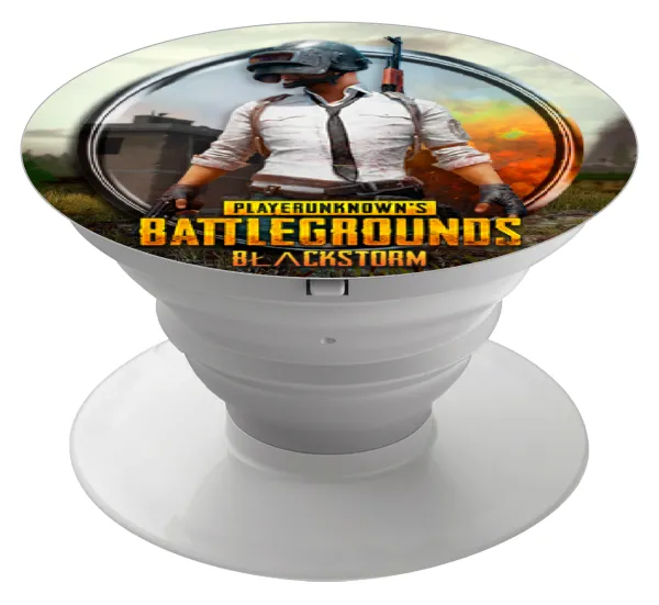 PUBG battleground royale — Phone Holders Stand  White Hand-held Mobile Phone Holder