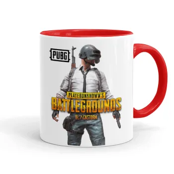PUBG battleground royale, Mug colored red, ceramic, 330ml