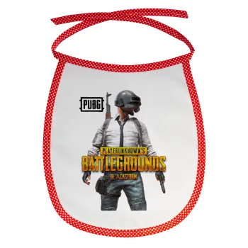 PUBG battleground royale, Σαλιάρα μωρού αλέκιαστη με κορδόνι Κόκκινη