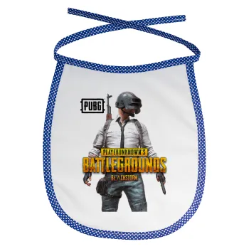 PUBG battleground royale, Σαλιάρα μωρού αλέκιαστη με κορδόνι Μπλε