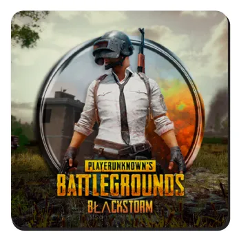 PUBG battleground royale, Τετράγωνο μαγνητάκι ξύλινο 9x9cm