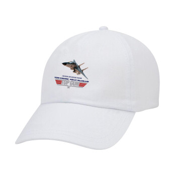 Top Gun, Καπέλο Baseball Λευκό (5-φύλλο, unisex)