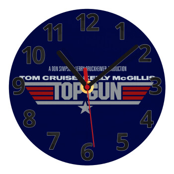 Top Gun, Ρολόι τοίχου γυάλινο (20cm)