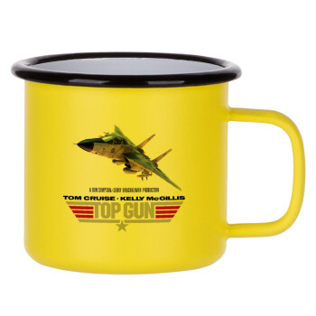 Top Gun, Κούπα Μεταλλική εμαγιέ ΜΑΤ Κίτρινη 360ml
