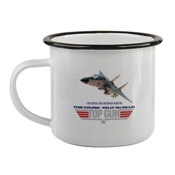 Top Gun, Κούπα εμαγιέ με μαύρο χείλος 360ml