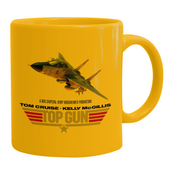 Top Gun, Κούπα, κεραμική κίτρινη, 330ml (1 τεμάχιο)