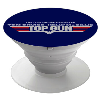 Top Gun, Phone Holders Stand  White Hand-held Mobile Phone Holder