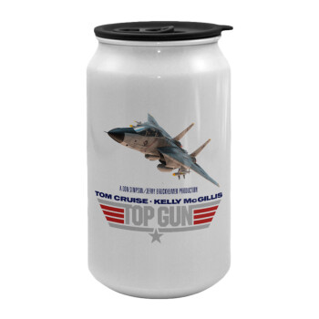Top Gun, Κούπα ταξιδιού μεταλλική με καπάκι (tin-can) 500ml