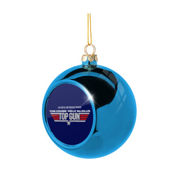 Top Gun, Χριστουγεννιάτικη μπάλα δένδρου Μπλε 8cm