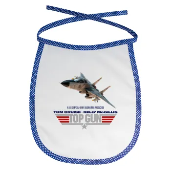 Top Gun, Σαλιάρα μωρού αλέκιαστη με κορδόνι Μπλε