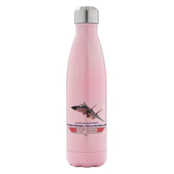 Top Gun, Metal mug thermos Pink Iridiscent (Stainless steel), double wall, 500ml