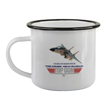 Top Gun, Κούπα εμαγιέ με μαύρο χείλος 360ml