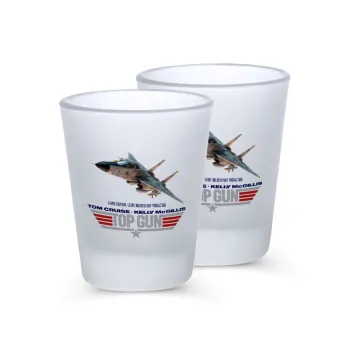 Top Gun, Σφηνοπότηρα γυάλινα 45ml του πάγου (2 τεμάχια)