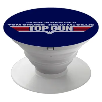 Top Gun, Phone Holders Stand  White Hand-held Mobile Phone Holder