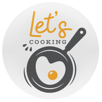 Let's cooking, Mousepad Round 20cm