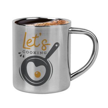 Let's cooking, Double-wall metal cup for espresso (220ml)