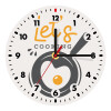 Wooden wall clock (20cm)