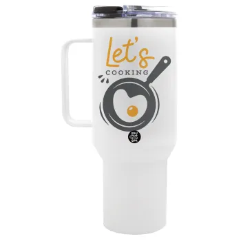 Let's cooking, Mega Tumbler με καπάκι, διπλού τοιχώματος (θερμό) 1,2L
