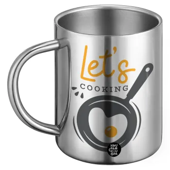 Let's cooking, Ανοξείδωτη Μεταλλική Κούπα 450ml - Διπλού Τοιχώματος