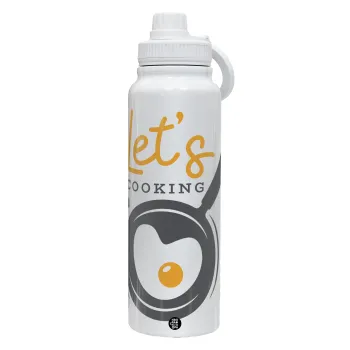 Let's cooking, Θερμός 1L Ανοξείδωτο με Βάση Κινητού & Διπλά Τοιχώματα