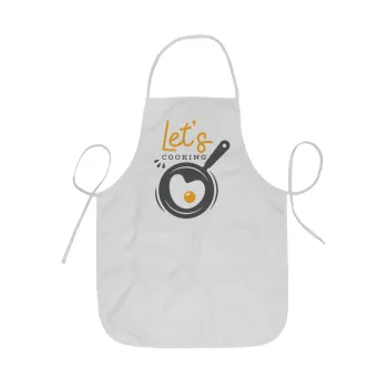 Let's cooking, Ποδιά Σεφ ολόσωμη κοντή  Παιδική (44x62cm)