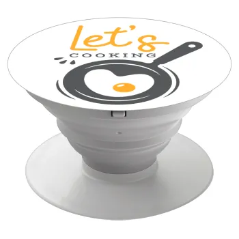 Let's cooking, Phone Holders Stand  Λευκό Βάση Στήριξης Κινητού στο Χέρι