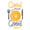Good food, Good mood. 