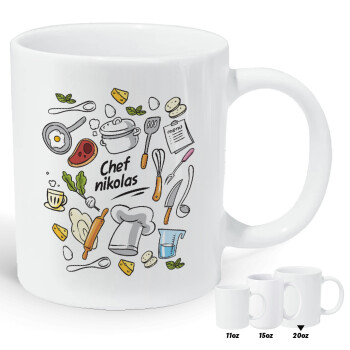 Chef με όνομα, Κούπα Giga, κεραμική, 590ml