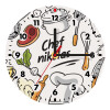 Wooden wall clock (20cm)