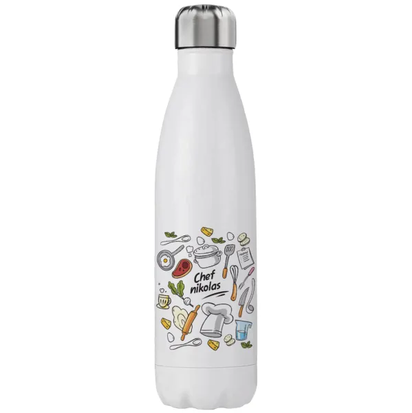 Chef με όνομα — Stainless steel, double-walled, 750ml