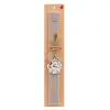 Easter Set, wooden keychain & scented Easter candle flat (30cm) (GRAY)